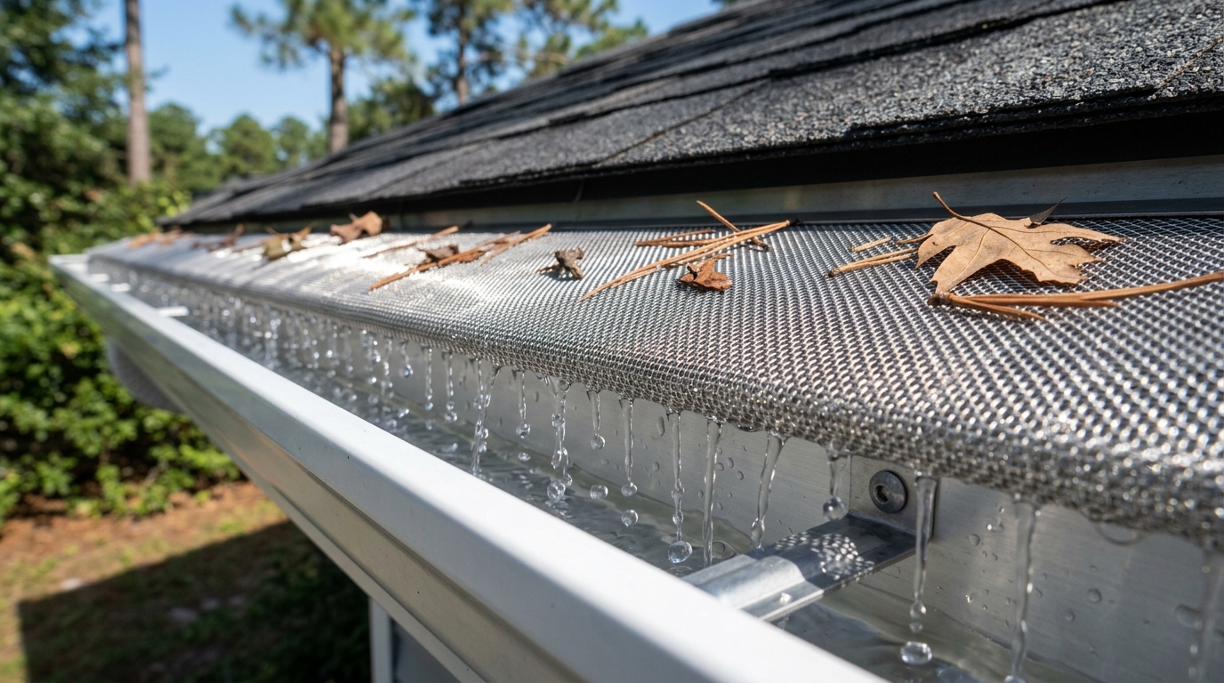 Micro-Mesh Gutter Guard Installation